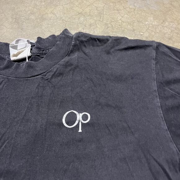 Vintage 90s Ocean Pacific Black Surfing T-Shirt - Picture 2 of 7